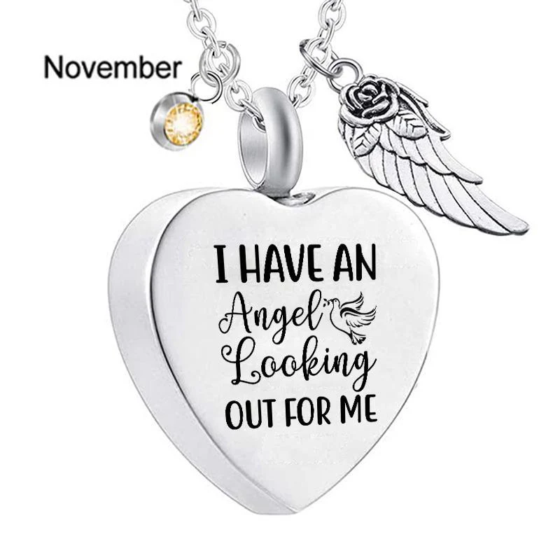 I Have An Angel Heart Urn Necklace - Image 12