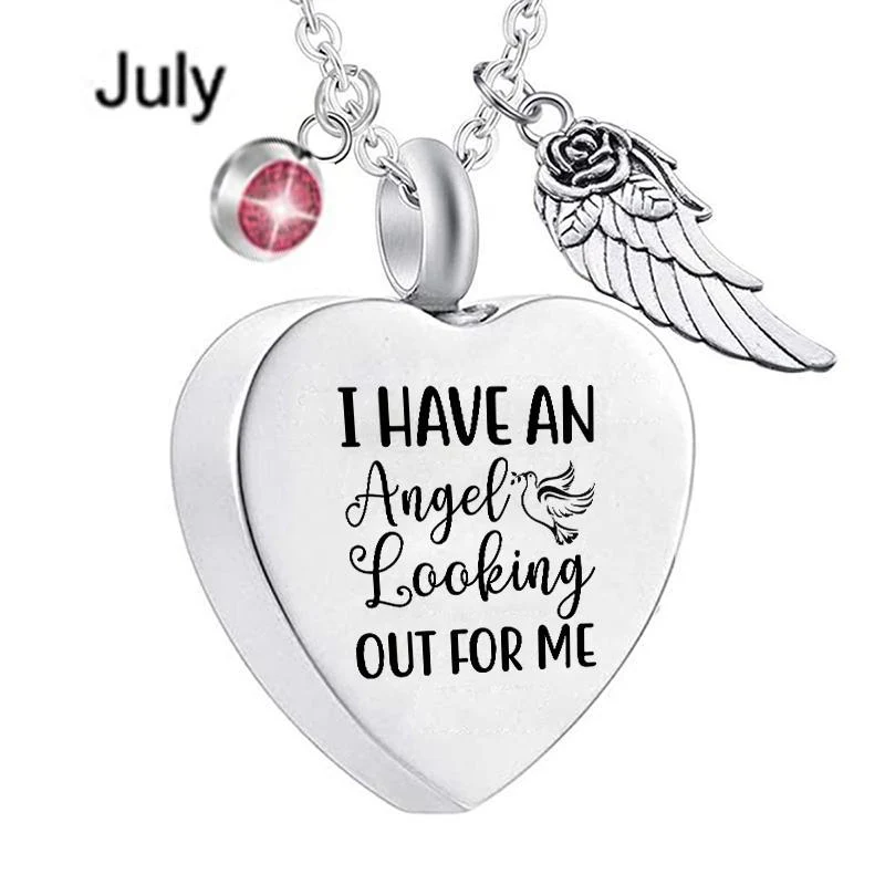 I Have An Angel Heart Urn Necklace - Image 8