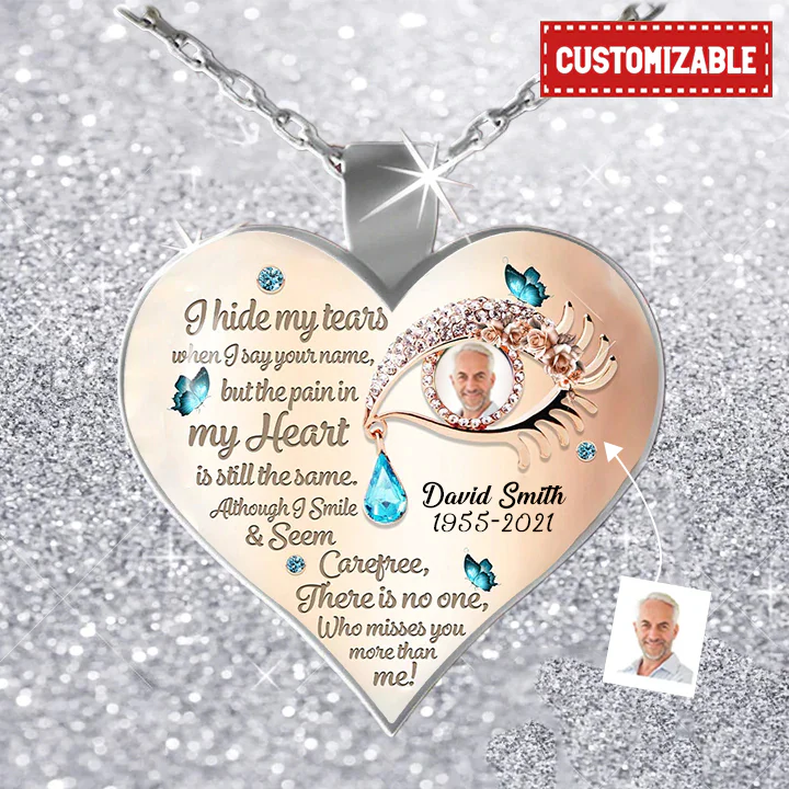 I Hide My Tears-Personalized Necklace
