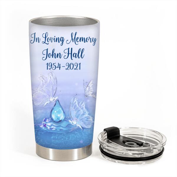 I Hide My Tears Personalized Tumbler - Image 2