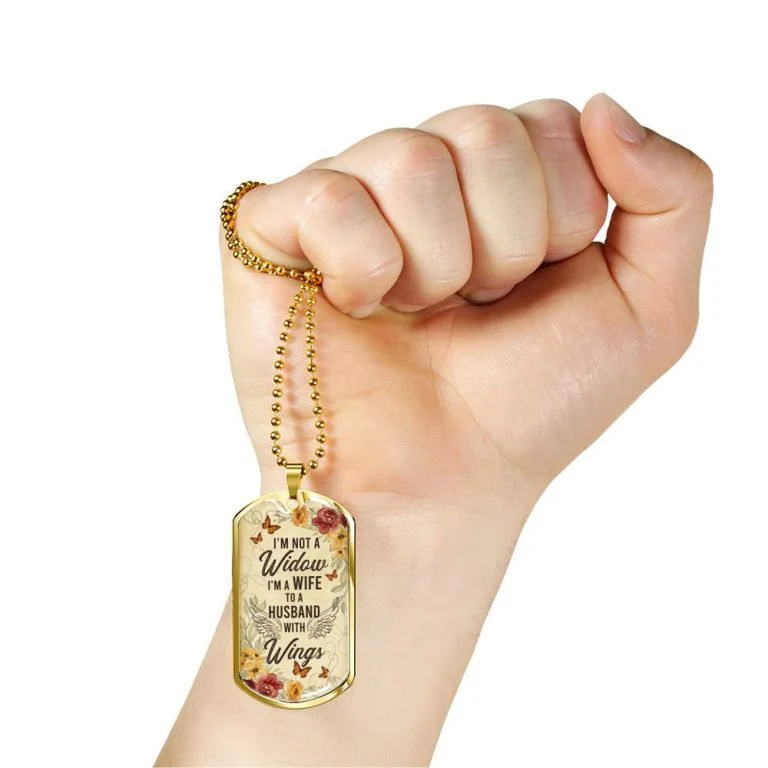 I’m Not A Widow Personalized Necklace - Image 6