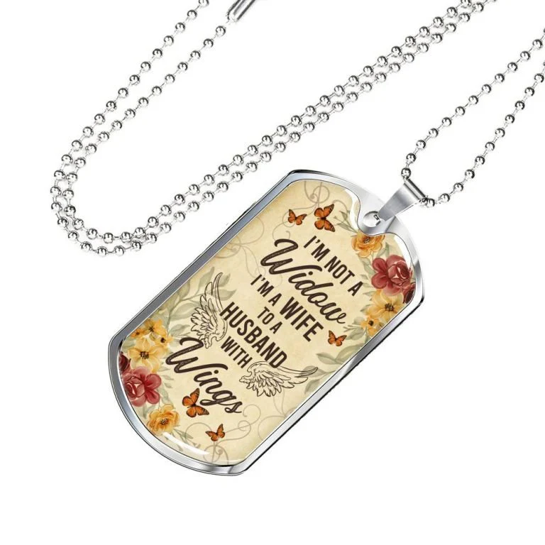 I’m Not A Widow Personalized Necklace - Image 7