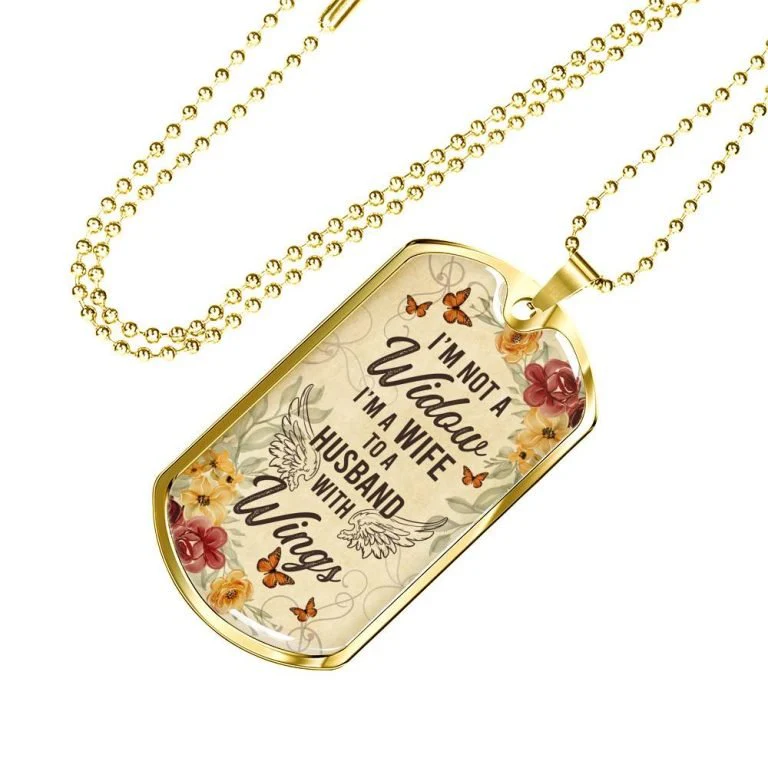 I’m Not A Widow Personalized Necklace - Image 8