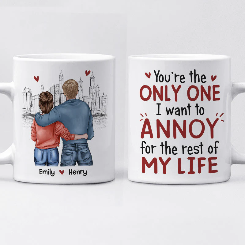 I Met You I Liked You I Love You -Personalized Custom Mug -Gift For Couple - Image 5