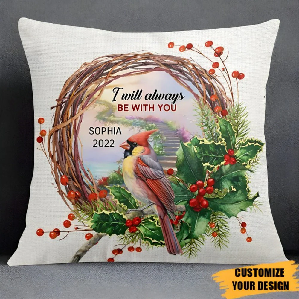 I Will Always Be With You - Personalized Pillow - Image 3