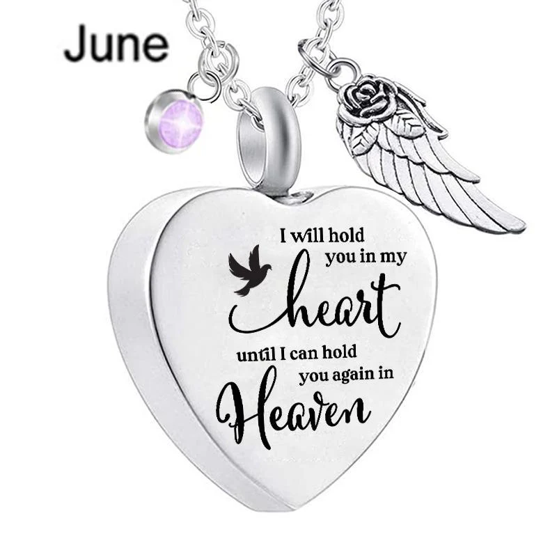 I Will Hold You In My Heart Urn Necklace - Image 7
