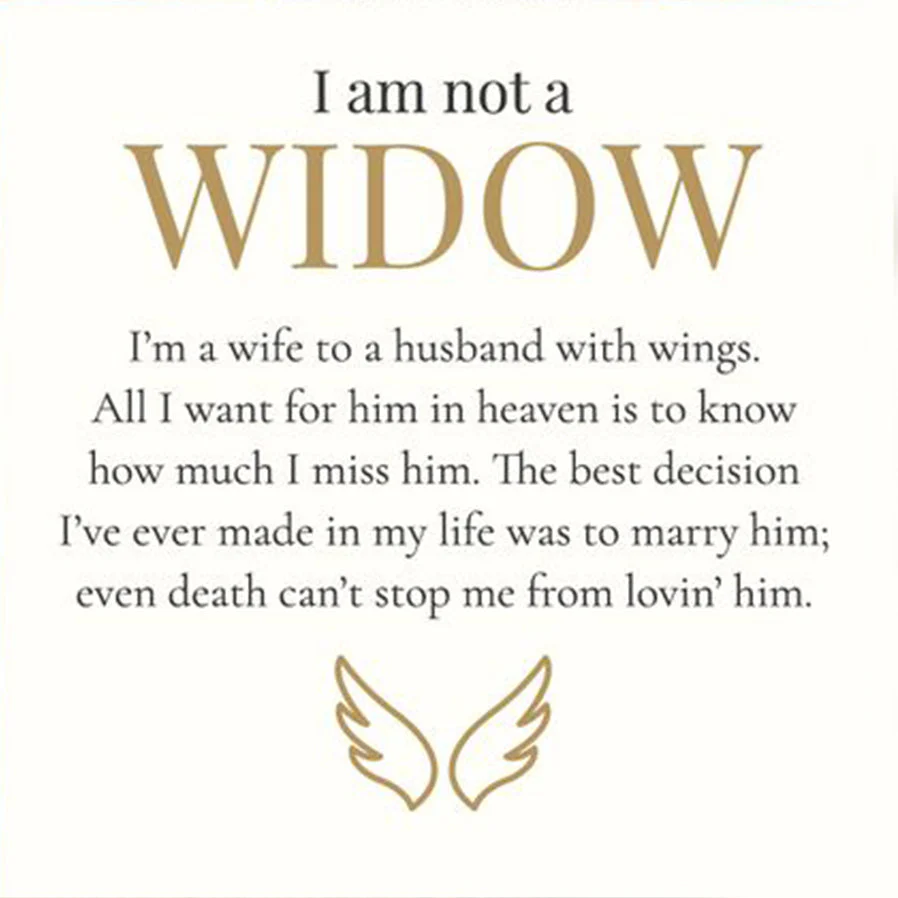 I'm a Wife to a Husband Circle Memorial Wings Ring - Image 4