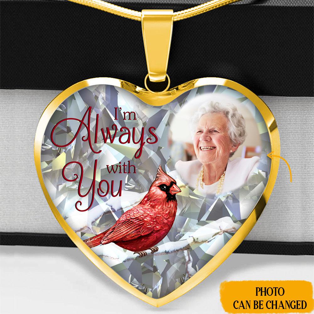 I'm Always With You Memories Customize Photo Necklace - Image 2
