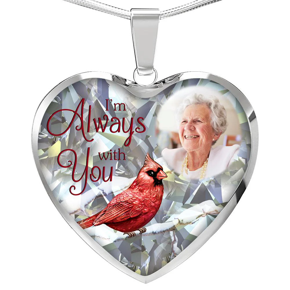 I'm Always With You Memories Customize Photo Necklace - Image 3