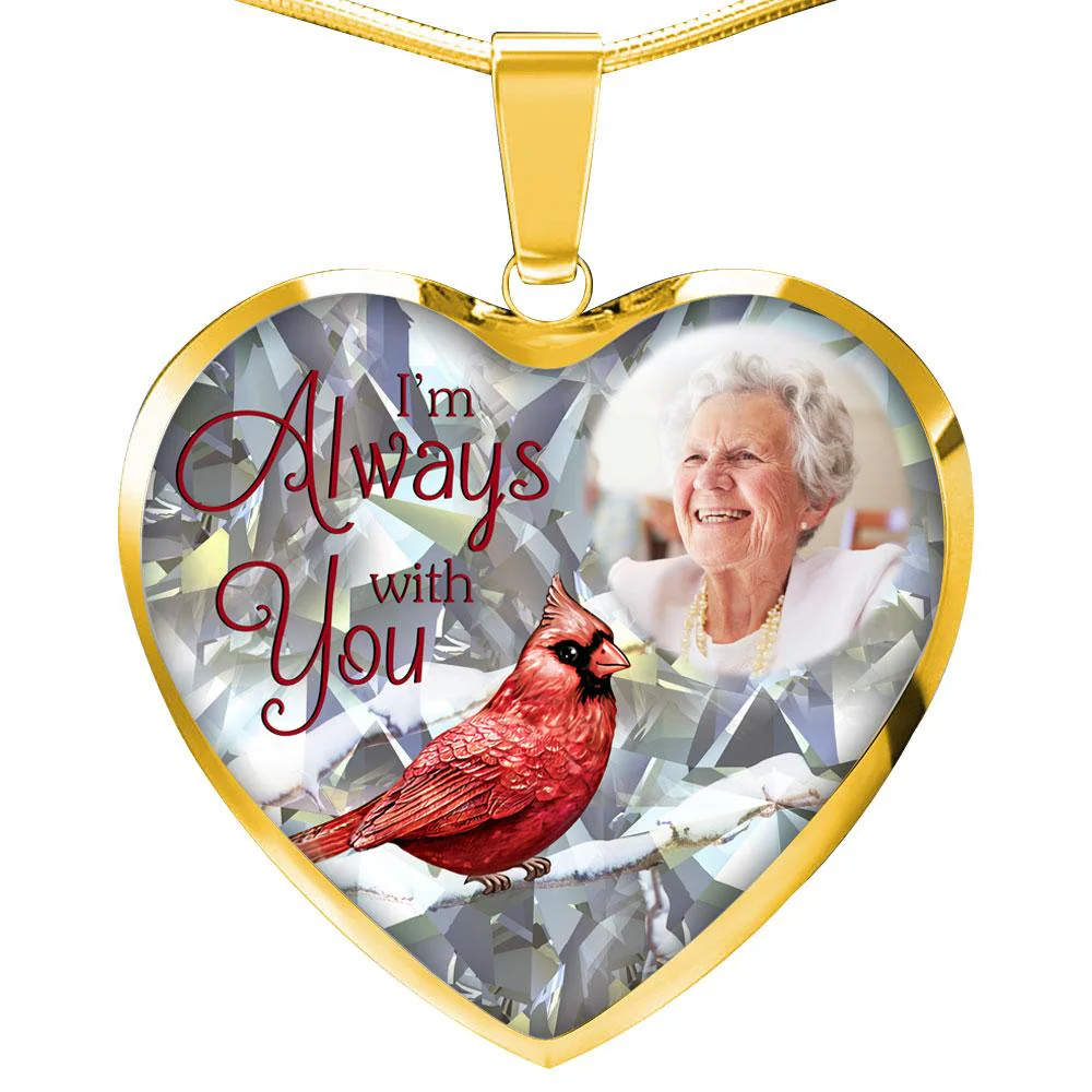 I'm Always With You Memories Customize Photo Necklace - Image 4