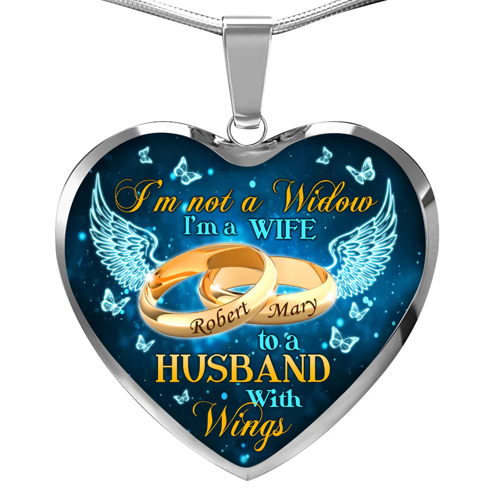 I'm Not A Widow Personalized Necklace - Image 3