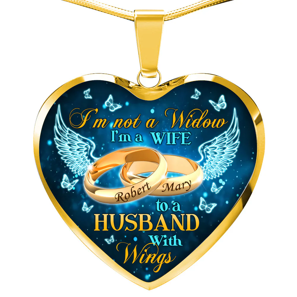 I'm Not A Widow Personalized Necklace - Image 4