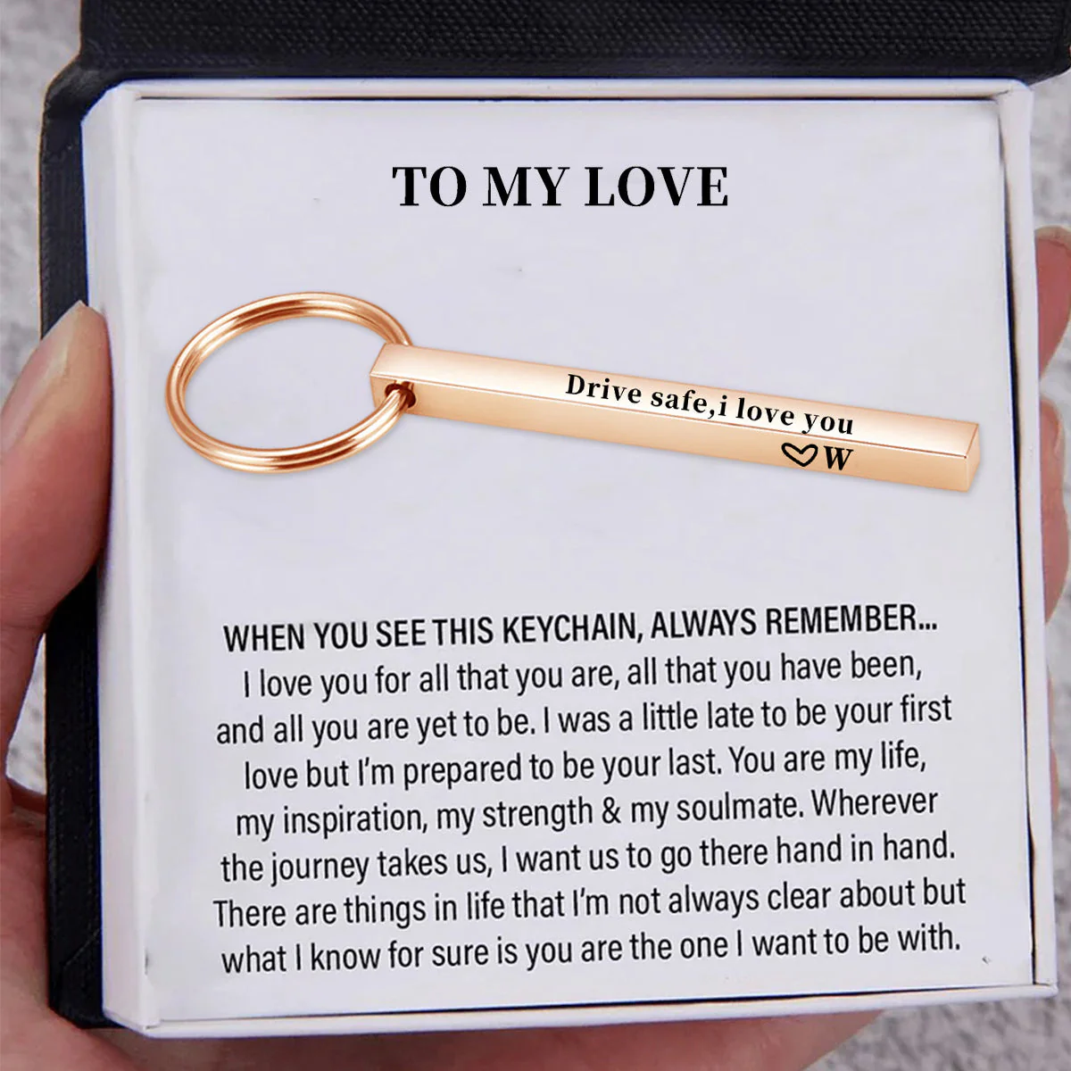 I'm Yours No Refunds - Personalized 3D Keychain - Image 2