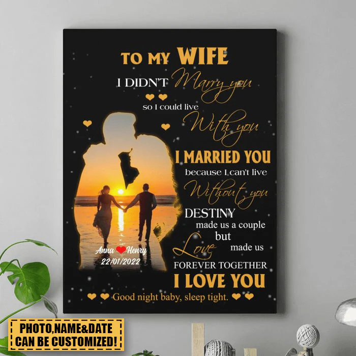 Love Made Us Forever Together Personalized Poster