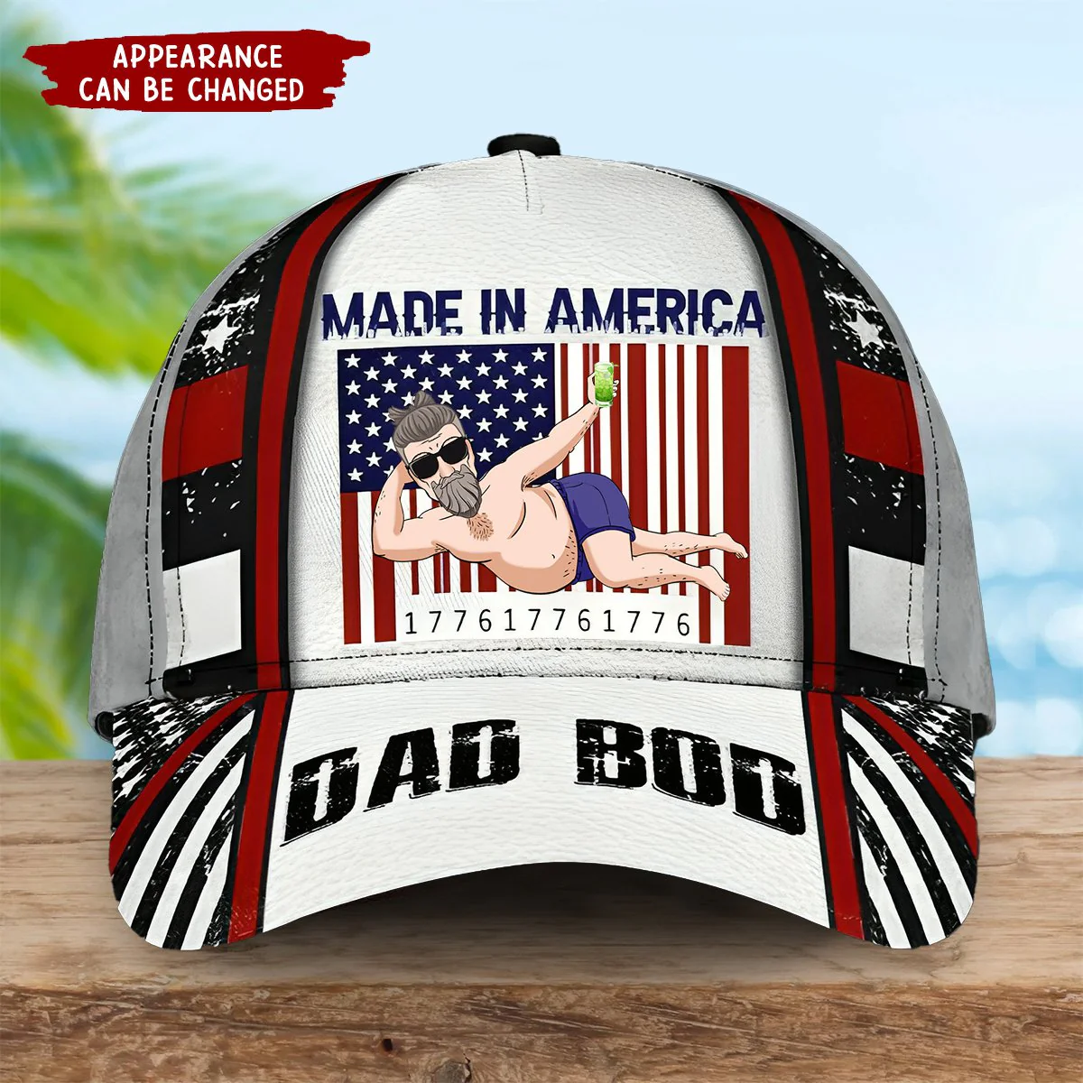 Made In America Personalized Classic Cap - Gift for Dad, Papa,Grandpa - Image 2