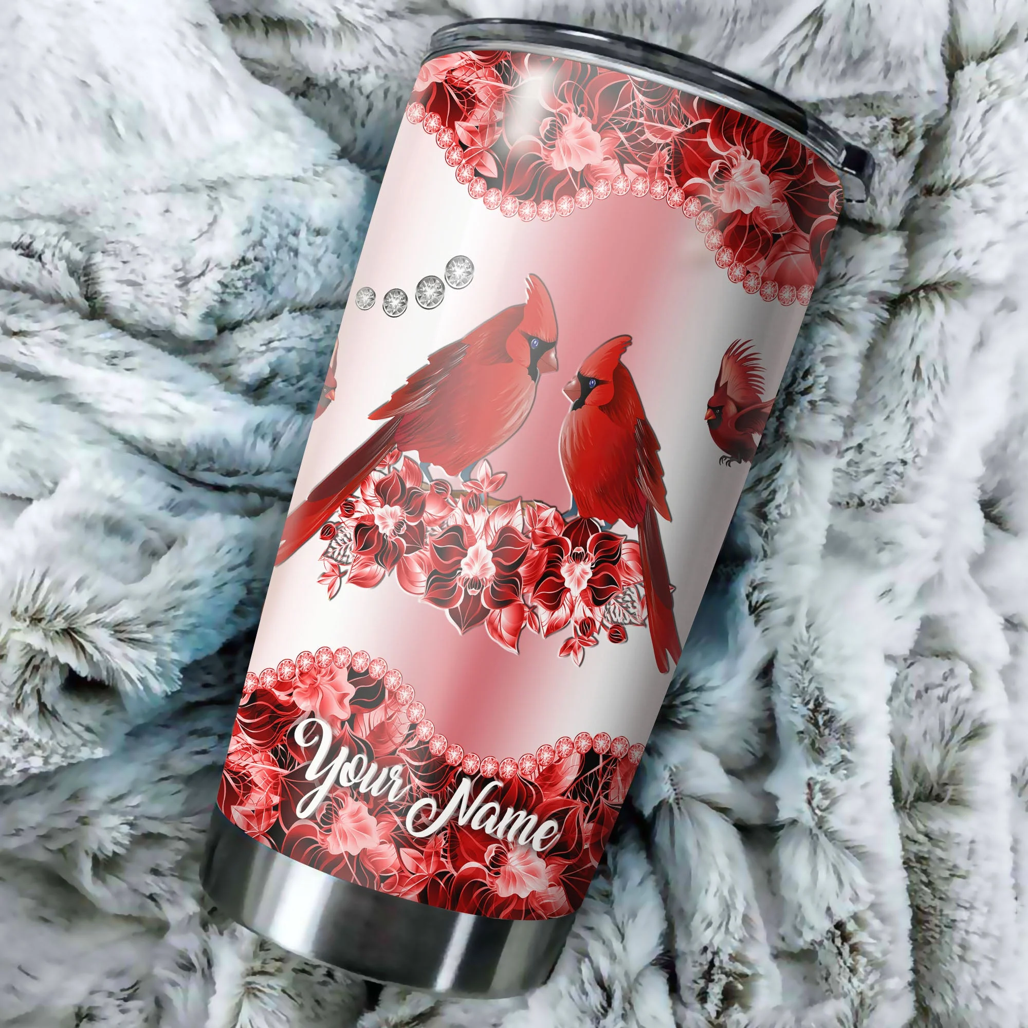 Memorial Cardinal Personalized Tumbler - Image 3