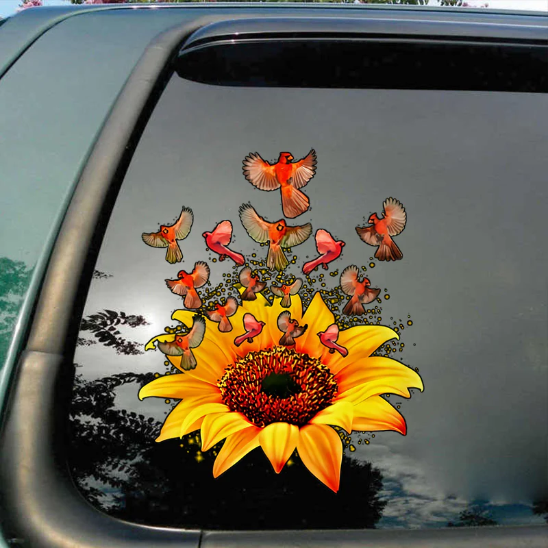 Memorial Cardinal Sticker