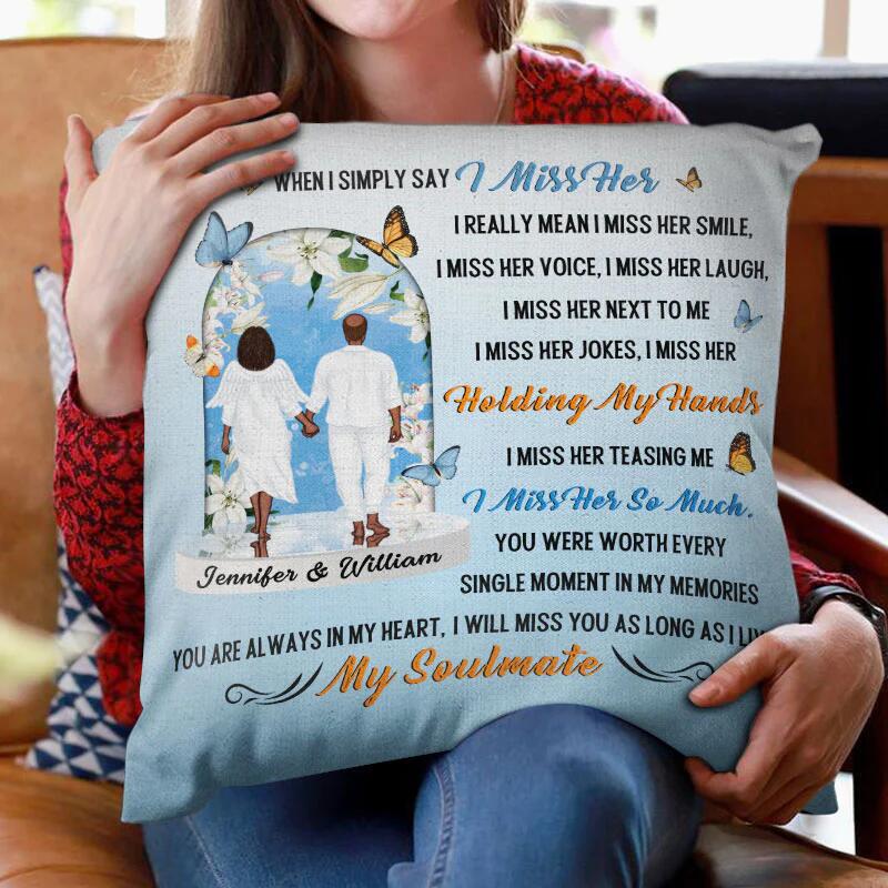 Memorial Miss You As Long As I Live - Personalized Custom Pillowcase - Image 2