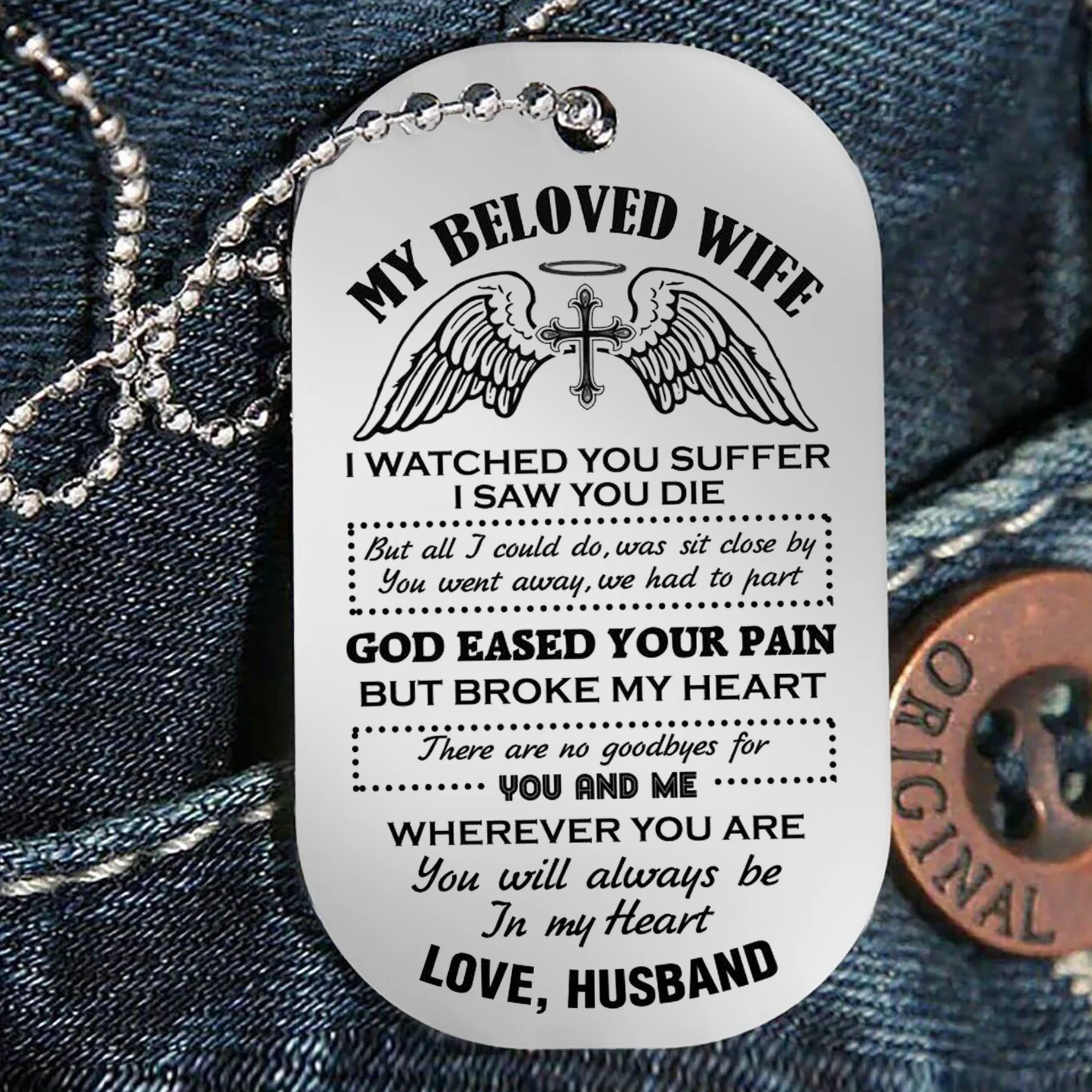 MY BELOVED WIFE Necklace