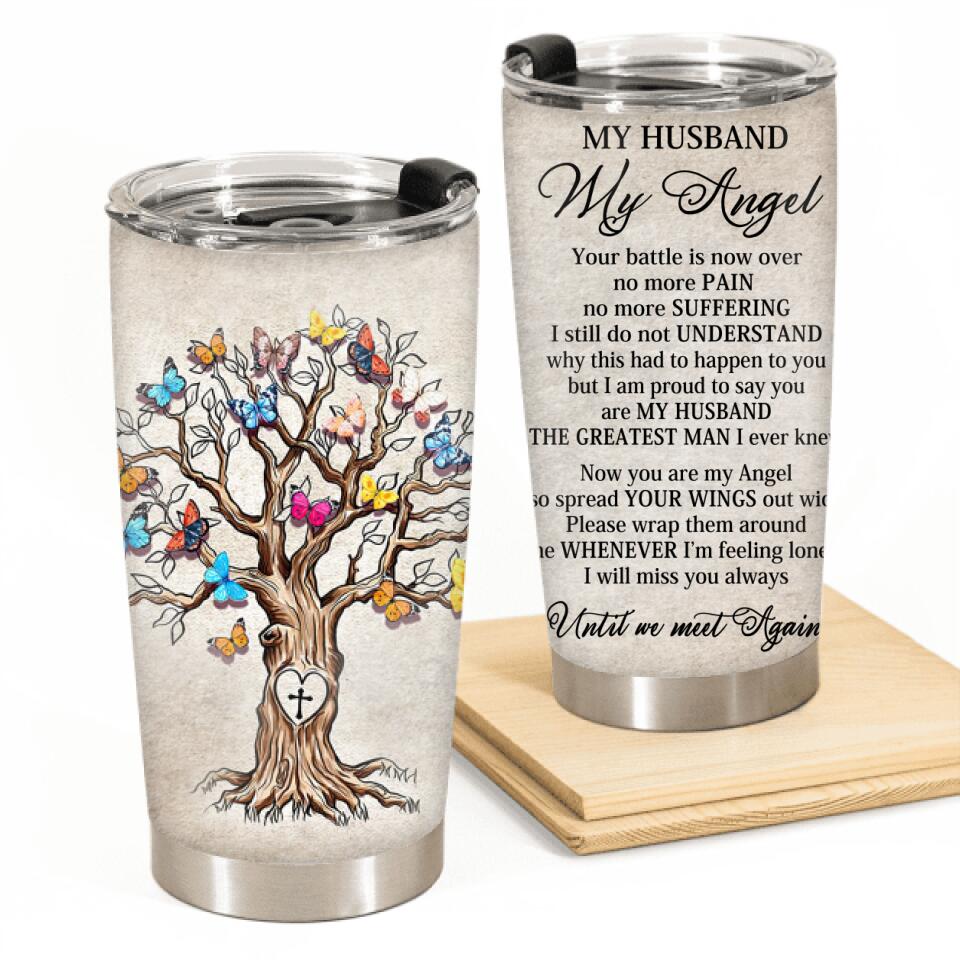 My Husband My Angel Tumbler - Image 2