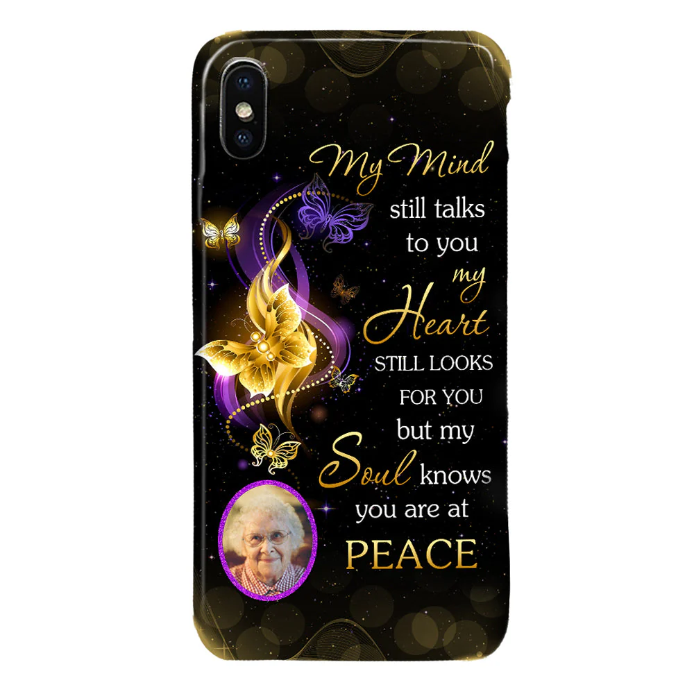 My Mind Still Talks, custom photo, personalized phone case - Image 2