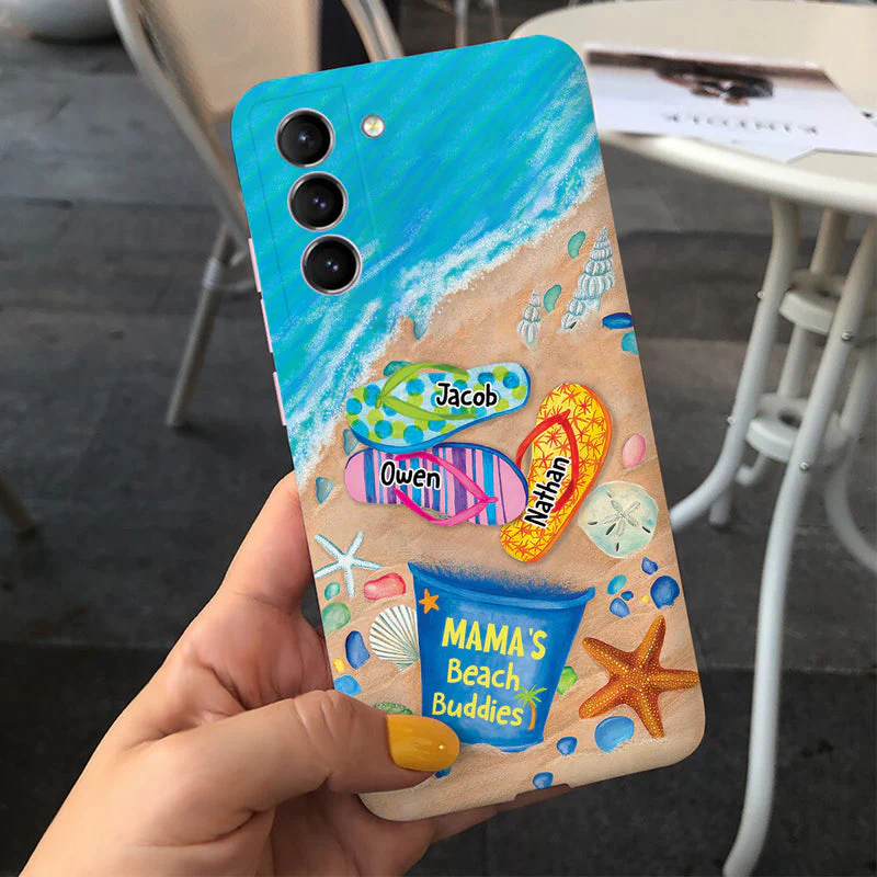 Nana's Beach Buddies Personalized Phone Case-Perfect Gift for Grandmas Moms - Image 2