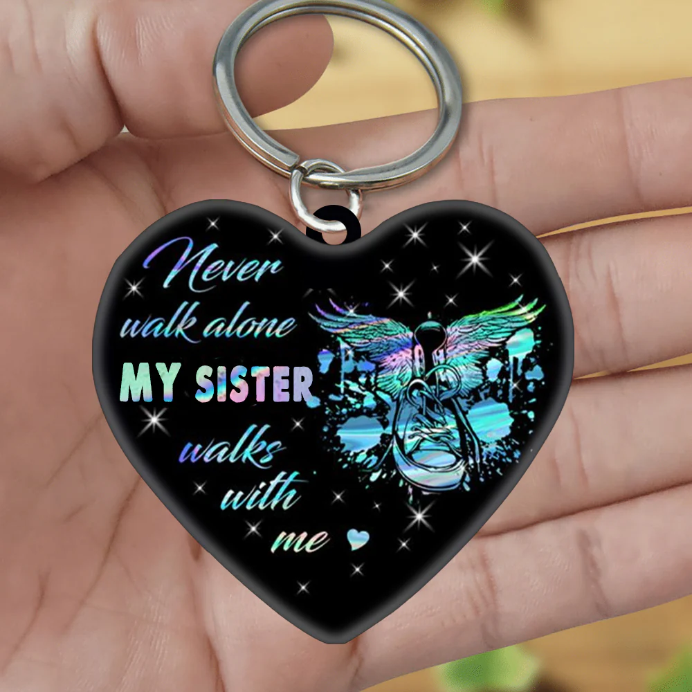 Never Walk Alone Memorial Keychain - Image 11