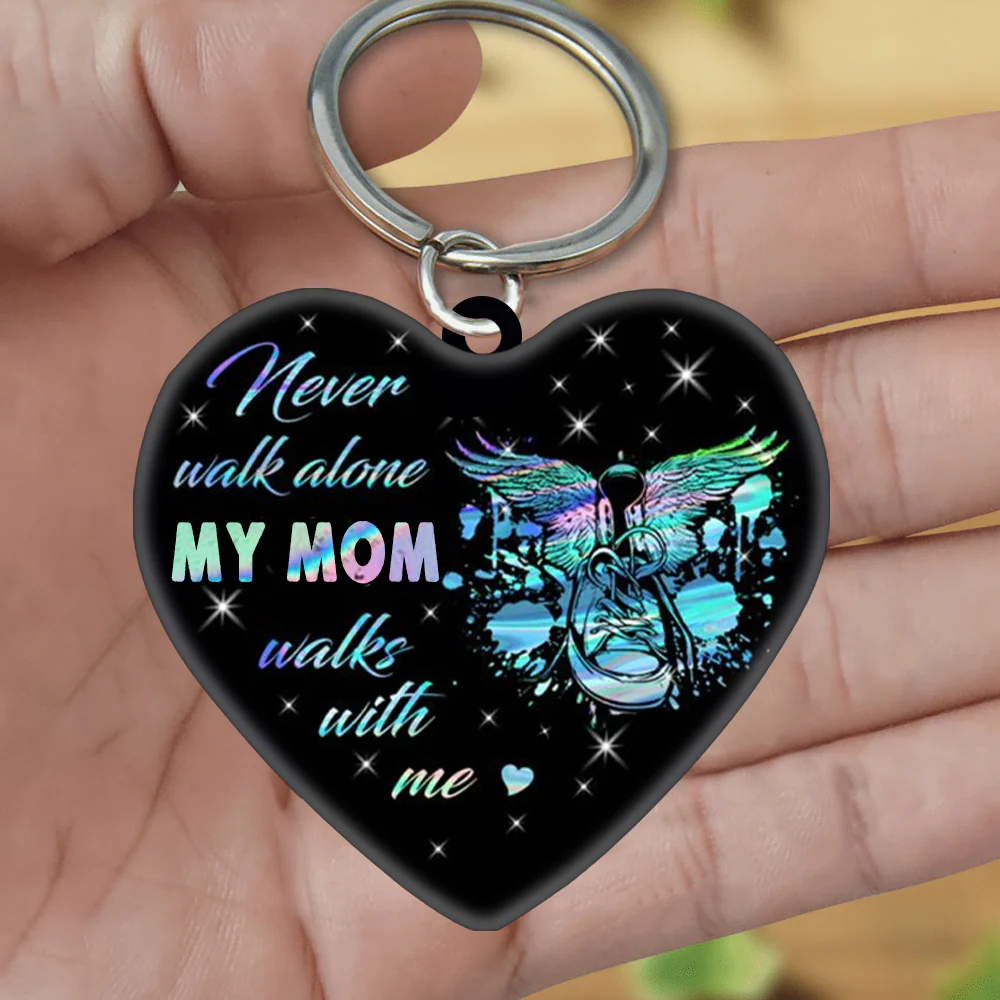 Never Walk Alone Memorial Keychain - Image 3