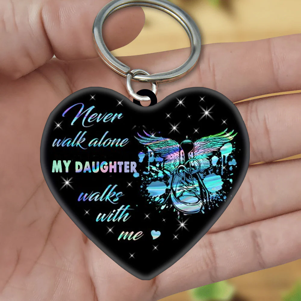 Never Walk Alone Memorial Keychain - Image 6