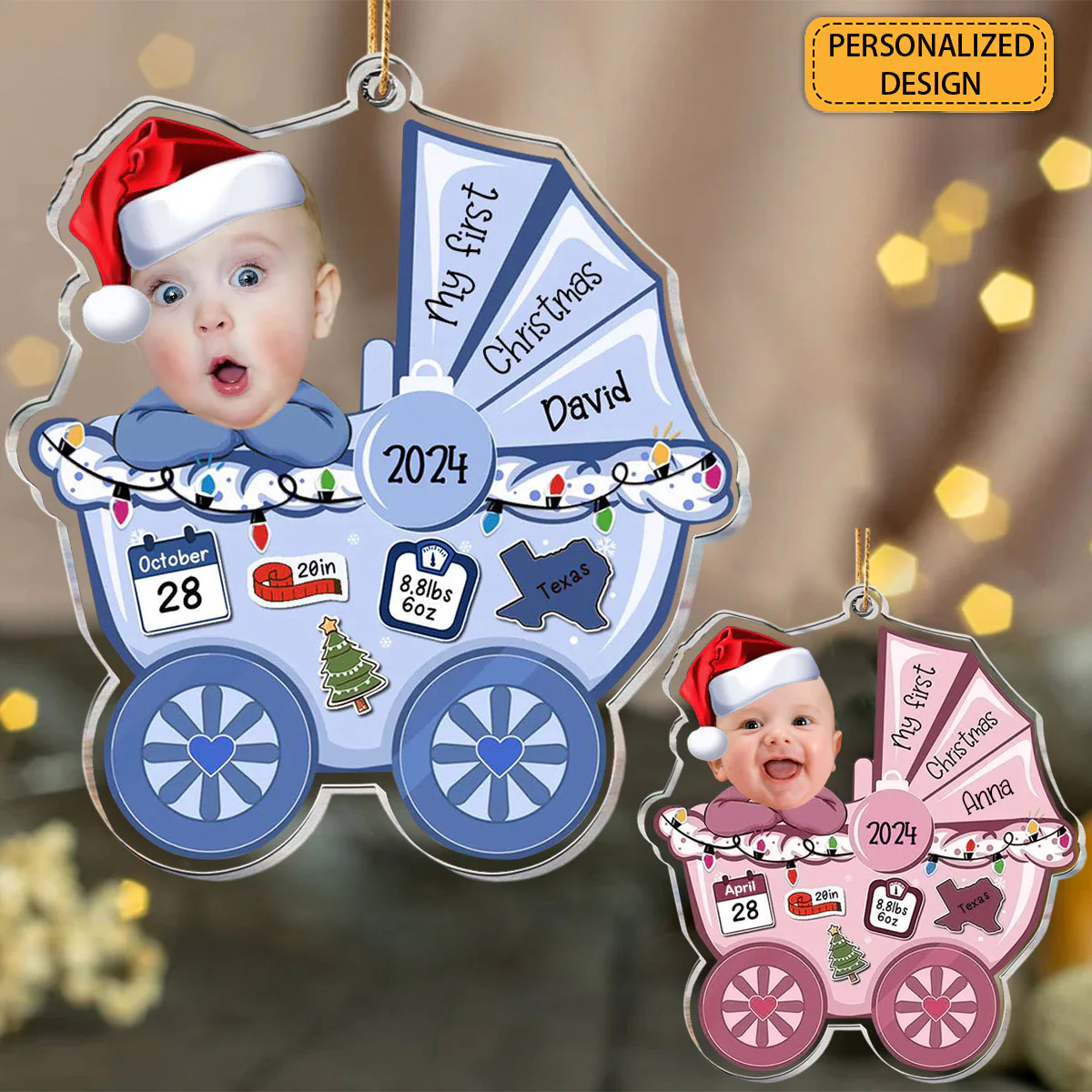 Personalized Ornament - My First Christmas Gift For Newborn