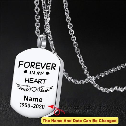 Personalized Ashes Necklace - Forever In My Heart - Image 2
