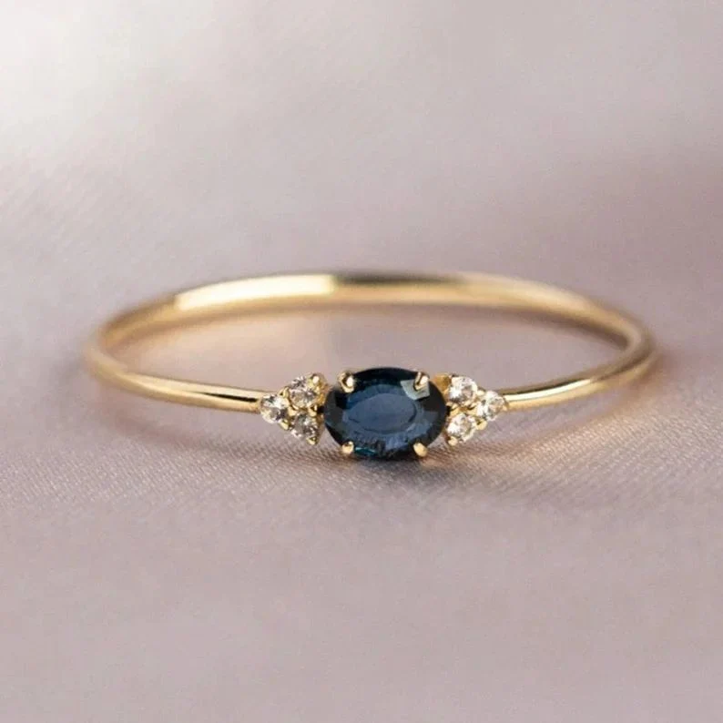 Personalized Birthstone Memorial Ring - Gift For Christmas - Image 4