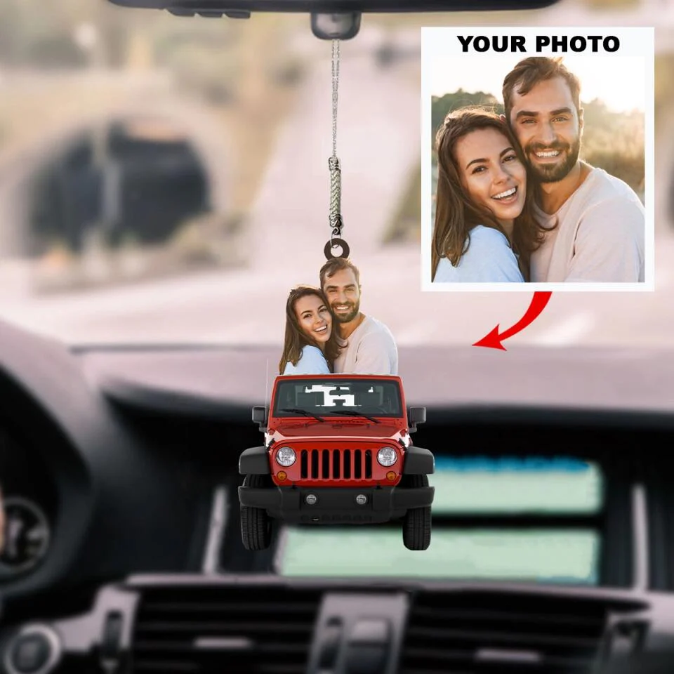 Personalized Car Hanging Ornament - Gift For Couple - We Got This - Image 2