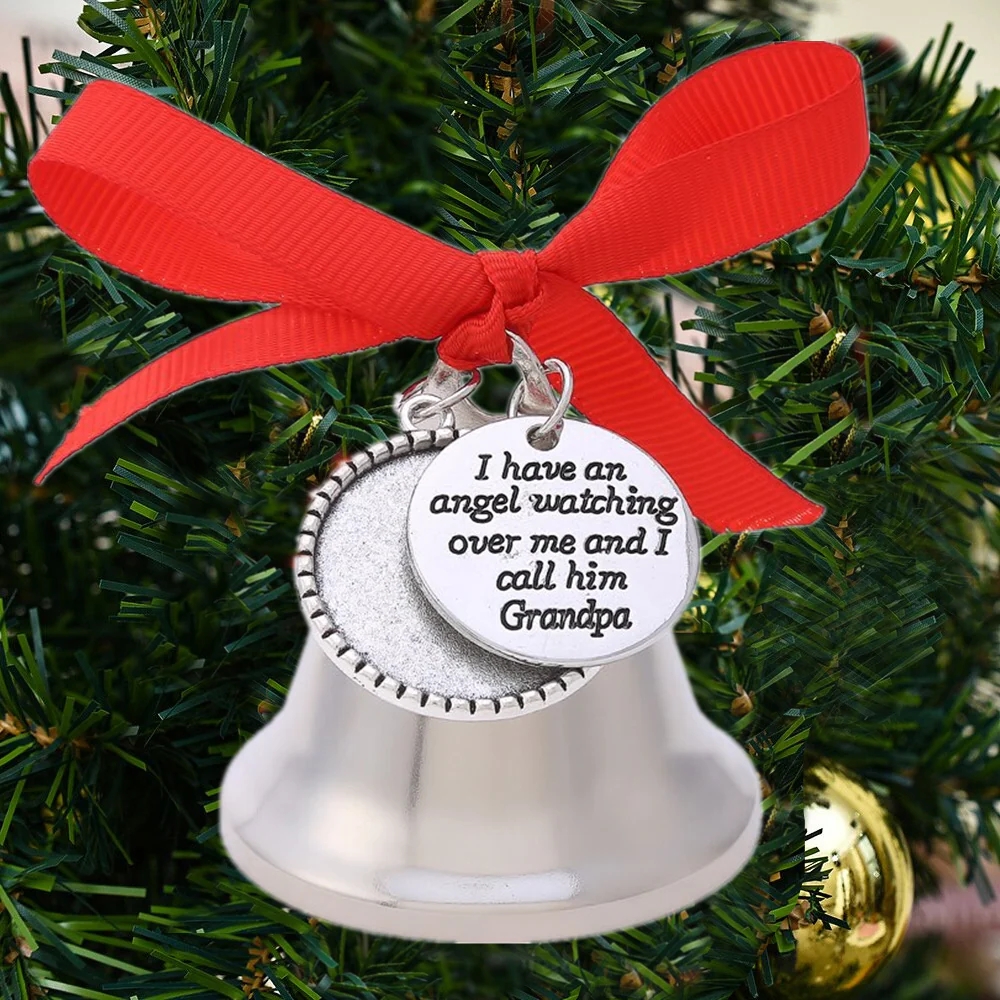 Personalized Christmas Bell Memorial Ornament - Image 7