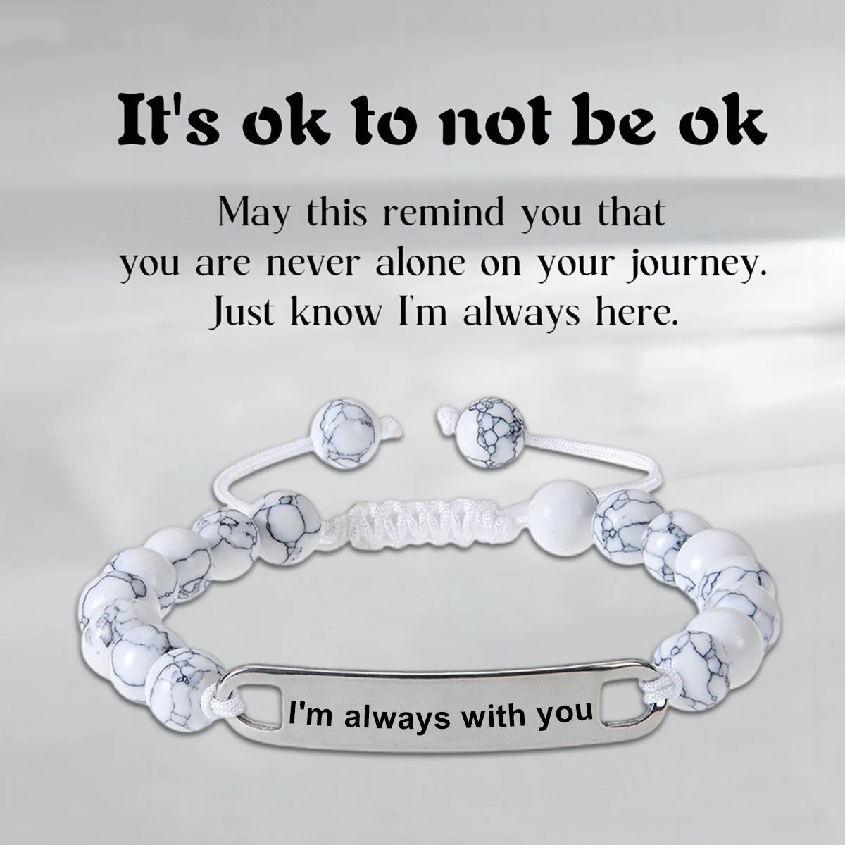 Personalized Custom Memorial Text Bracelet - Gift For Lover - Image 3