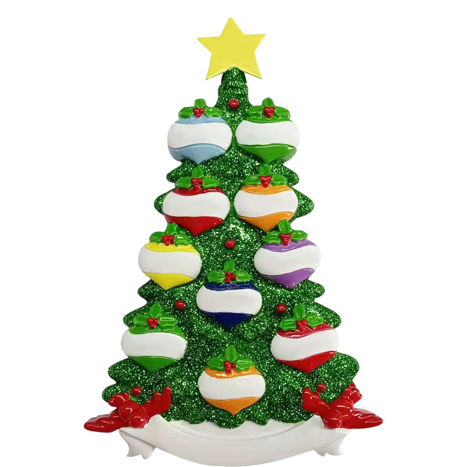 Personalized Customized Family Christmas Tree Ornament - Image 10