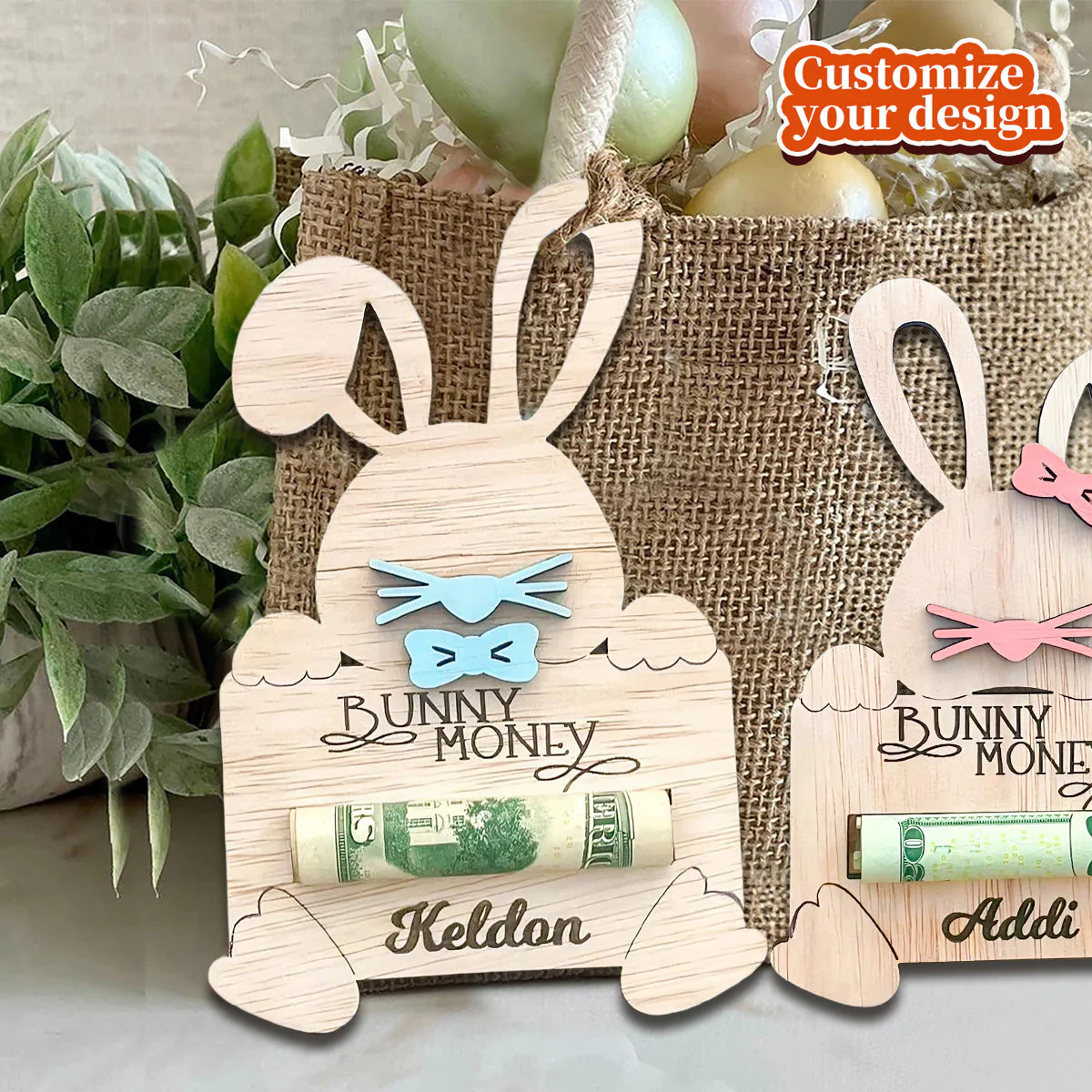 Personalized Easter Creative Children's Gift Money Holder - Image 2