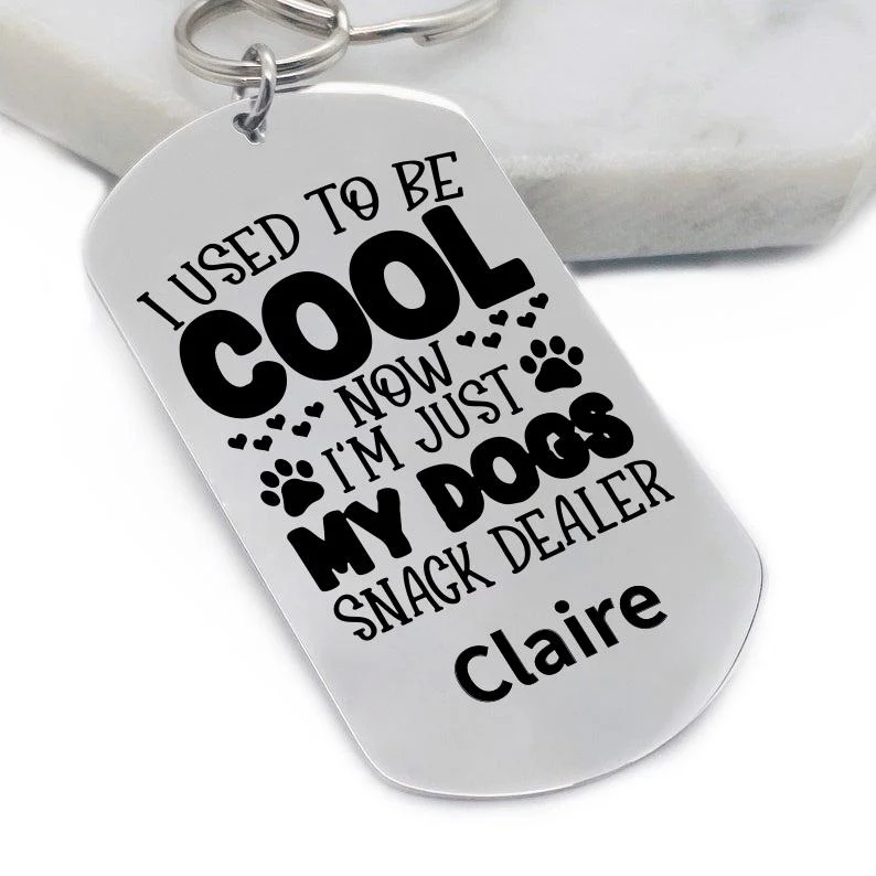 Personalized Engraved Silver Keychain-6 - Image 5