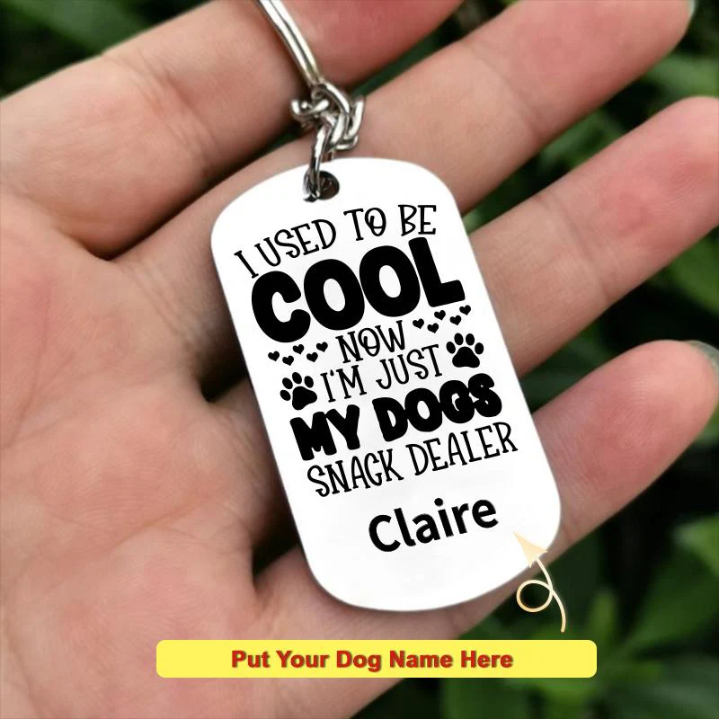 Personalized Engraved Silver Keychain-6 - Image 3