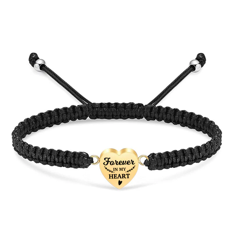 Personalized Forever In My Heart Memorial Urn Bracelet - Gift For Christmas - Image 5
