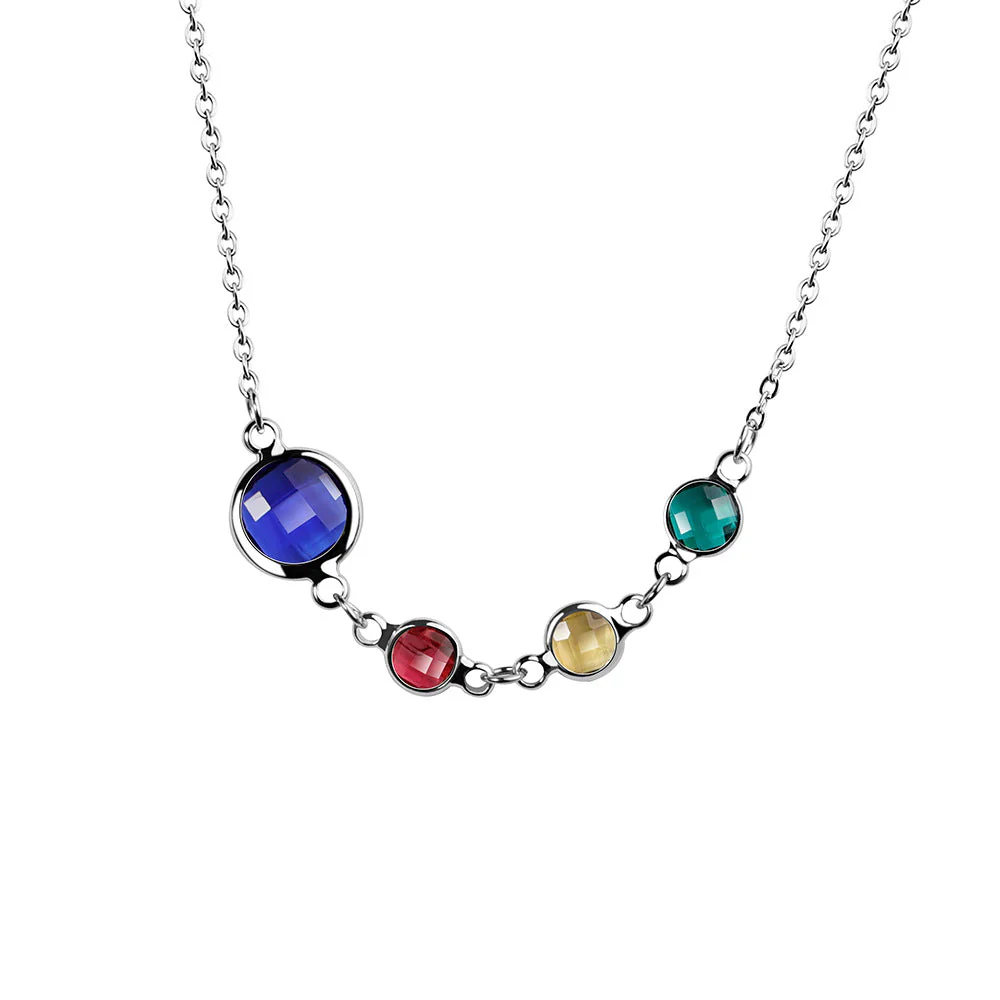 Personalized Grandma Mom 1-6 Family Birthstone Necklace For Christmas - Image 4