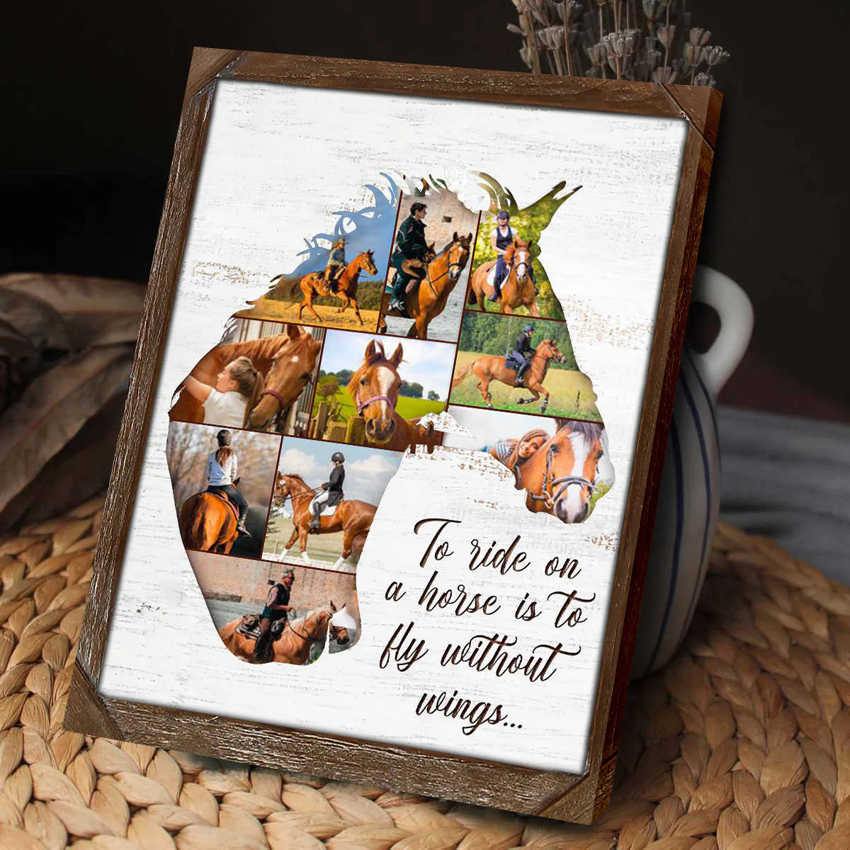Personalized Horse Collage Poster, Gift For Horse Lover - Image 3