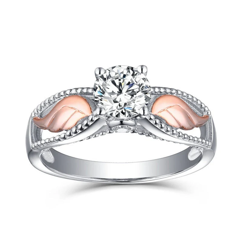 Personalized I Am Not A Widow Memorial Angel Wings Ring - Image 3