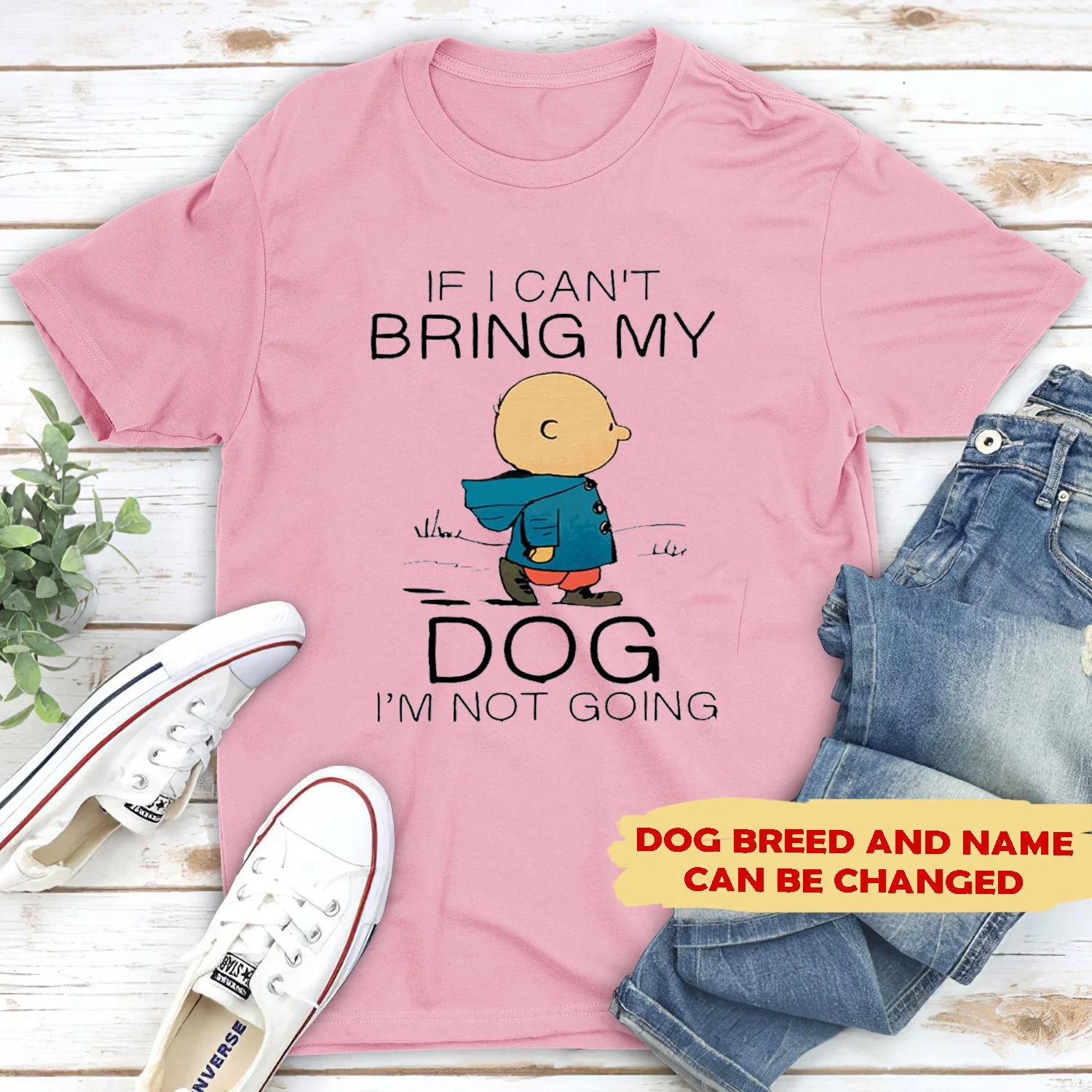 Personalized If I Can't Bring My Dog I'm Not Going T-shirt - Image 8