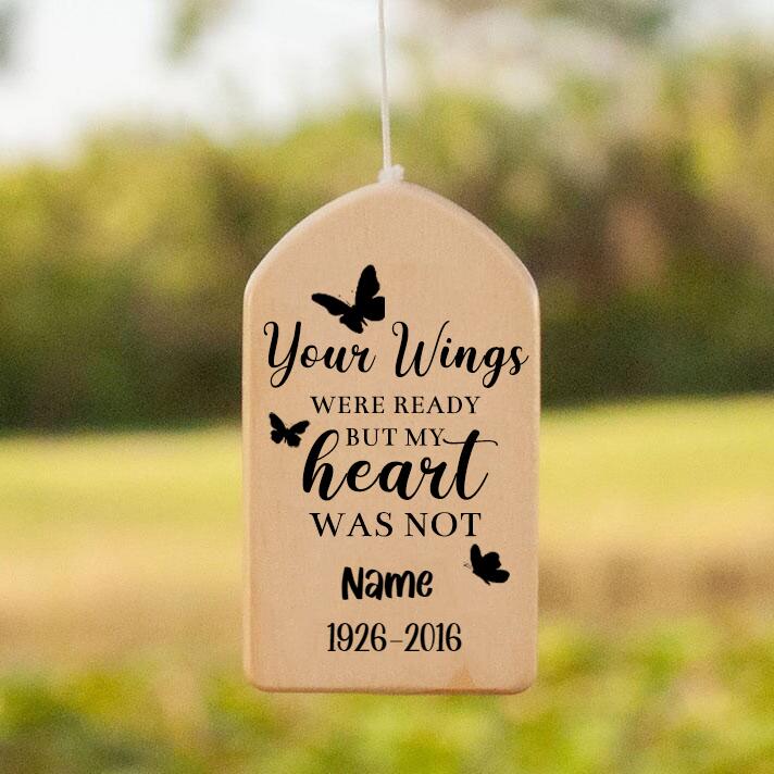 Personalized Memory Butterflis Wind Chime - Image 3