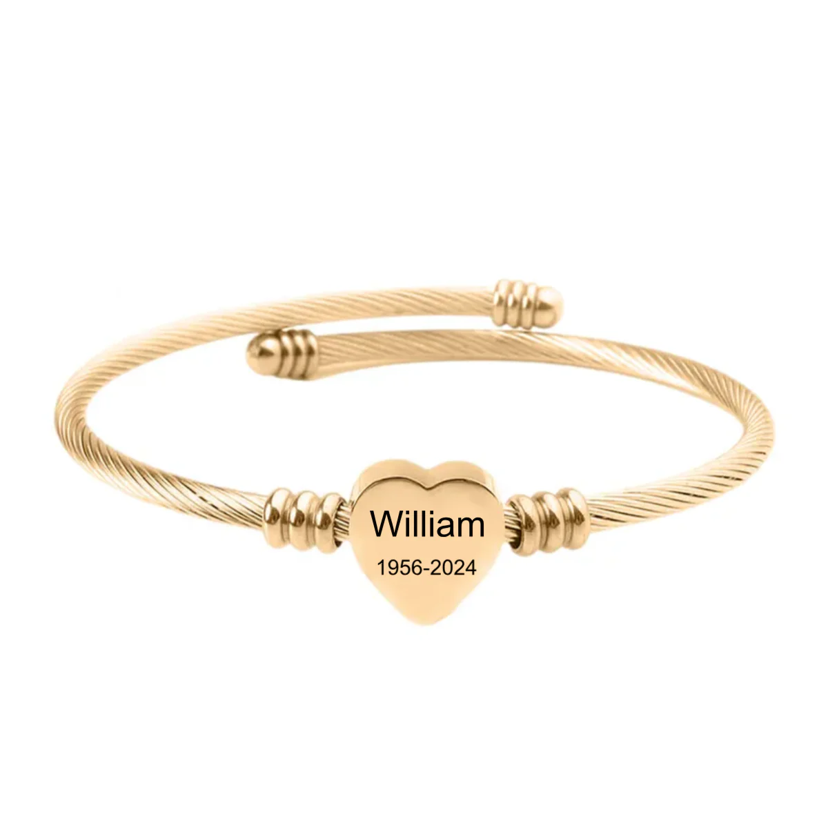 Personalized Name&Date Memorial Bracelet - Image 6