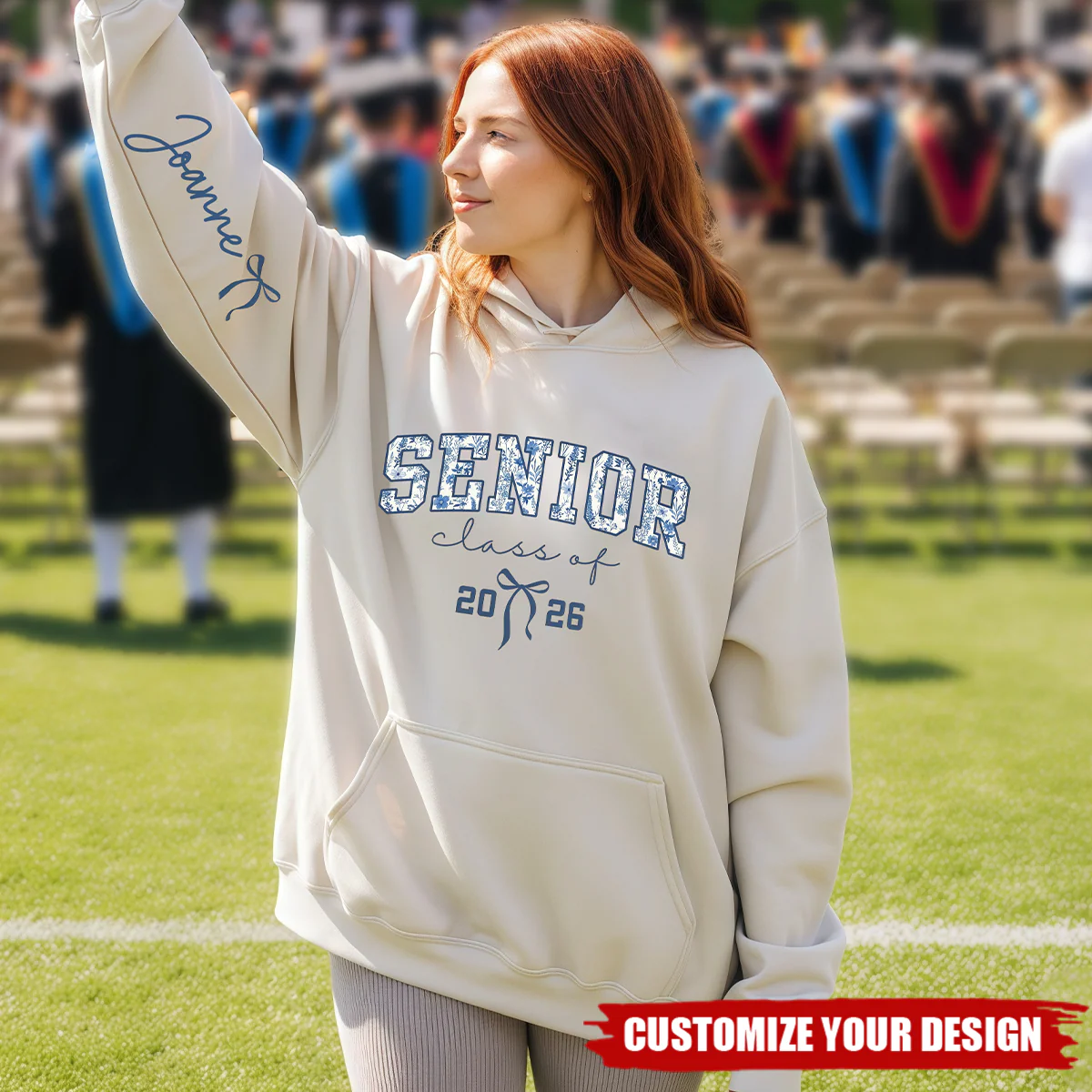 Personalized Senior 2026 Hoodie, Graduation Gift - Image 2