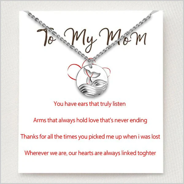 Sea And Whale Necklace-Mother&Daughter 👩👧 Forever Linked Together - Image 6