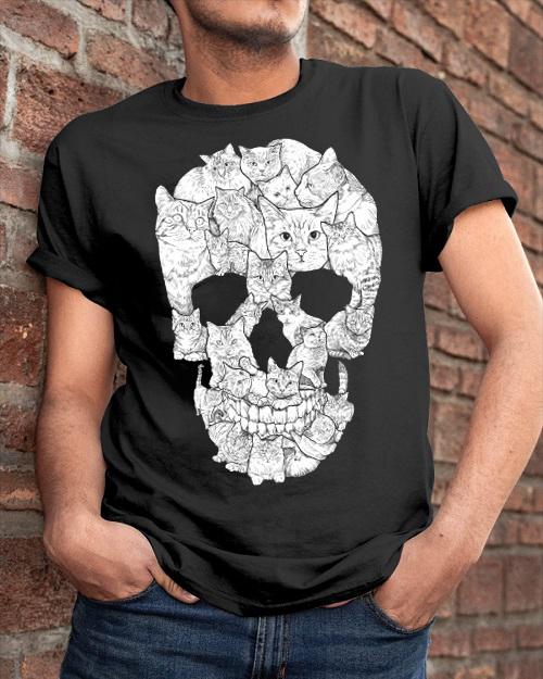 Skull Cats T-Shirt - Image 4