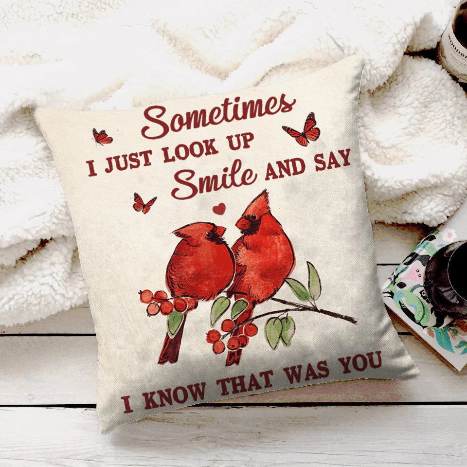 Sometimes I Just Look Up Smile Personalized Pillowcase - Image 3